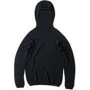 WUNDERWEARシームレスフーディー ユニセックス カットソー Black Lサイズ BW0503