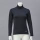 レイヤーテック タートルネックシャツ 薄手 LADY BK M