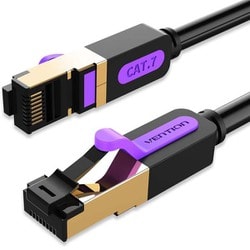 LANケーブル Cat7（カテゴリ7） SSTP 15m Black IC-9679