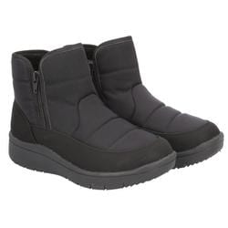 4666 pansy パンジー ブーツ 24.0cm ブラック p4666