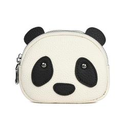 12133 Melody レザーポーチ パンダポーチ ポーチ 71ホワイト m12133