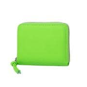 08-06-04010 perche ペルケ 蛍光レザーストラップ付カードウォレット 財布 グリーン perche04010