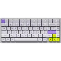 ゲーミングキーボード US配列 電磁誘導 ラピッドトリガー 有線/無線対応 ホワイト AESCO-A83-WH