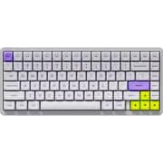 ゲーミングキーボード US配列 電磁誘導 ラピッドトリガー 有線/無線対応 ホワイト AESCO-A83-WH