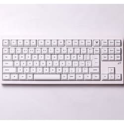 ゲーミングキーボード VERY PERI 磁気スイッチ ラピッドトリガー対応 有線 日本語配列 80％ ホワイト VM87HE-J-VPW