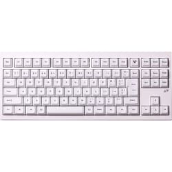 ゲーミングキーボード 無接点磁気スイッチ（静音） ラピッドトリガー対応 有線 日本語配列 80％ ホワイト VM87HE-J-NCW