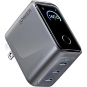 USB急速充電器 Anker Prime Charger 160W USB-C×3 タッチ式ディスプレイ搭載 PowerIQ 5.0 GaNPrime 2.0 シルバー A2687N41