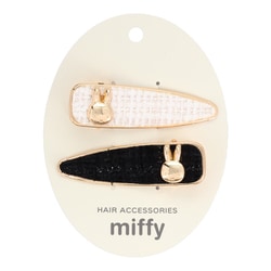 MF56911 [miffy ヘアクリップset＜ツイード＞]