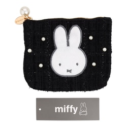 MF56918 [miffy ツイードティッシュケース＜BLACK＞]