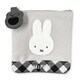 DBM-3121 Dick Bruna ミニフラットポーチ ダイアゴナルチェック ミッフィー / グレー