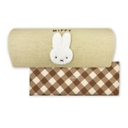 DBM-3122 Dick Bruna メガネケース ダイアゴナルチェック ミッフィー / ベージュ