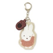 DBM-3124 Dick Bruna サガラキーホルダー ダイアゴナルチェック ミッフィー / ベージュ