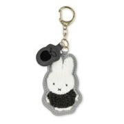 DBM-3125 Dick Bruna サガラキーホルダー ダイアゴナルチェック ミッフィー / グレー