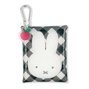 DBM-3135 Dick Bruna クリアマルチポーチ ダイアゴナルチェック ミッフィー / グレー