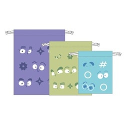 MNTR-004 忍たま乱太郎 3P巾着 A