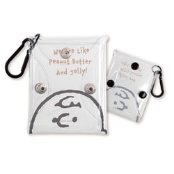 SPCQ-626 PEANUTS クリアマルチケース モノクロ メイト チャーリー･ブラウン