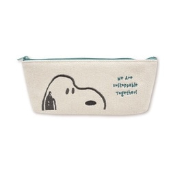 SPCQ-637 PEANUTS ペンポーチ モノクロ メイト スヌーピー