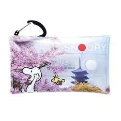 SPIK-417 PEANUTS クリアマルチケース S 桜と五重塔 スヌーピー
