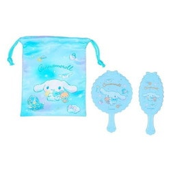 サンリオキャラクターズ ミラー＆ブラシセット シナモロール