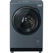 ドラム式洗濯乾燥機 洗濯12kg/乾燥6kg ヒートポンプ式 洗剤自動投入 左開き 除菌機能 サファイアブラック AQW-DXS12A-L（K）