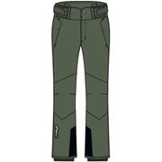 Swedenフルジップパンツ メンズ スノーパンツ KHAKI Lサイズ EFM25OB06SWE