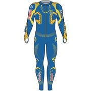 Sweden GSスーツ メンズ スキーウェア レーシングワンピース BLUE Lサイズ EFM25GS00RP