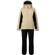 バーティカルツーピース レディース スキーウェア 上下セット BEIGE Lサイズ PSW252P70