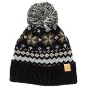 フェアアイルニットハット ニットキャップ BLACK ESW25HW53