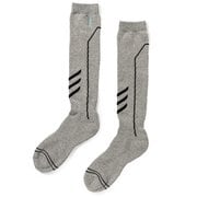 ラインスキーソックス メンズ スキーソックス GRAY 約25-28cm ESM25SO11
