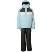 ラウンドフラップツーピース ジュニア スキーウェア 上下セット PALE BLUE 160サイズ ESG252P93