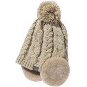 ローゲージイヤーフラップニットハット ジュニア スキー キャップ OFF WHITE JFサイズ ESG25HW93