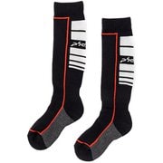 ボトムカラーブロックスキーソックス キッズ スキーソックス BLACK KFサイズ ESB25SO82