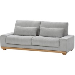 ソファ アイモ 3人掛け グレー 407782