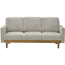 ソファ 3人掛け シュリンプ グレー 315040