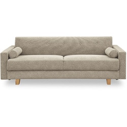 ソファベッド バサラ3 ライトブラウン 470677