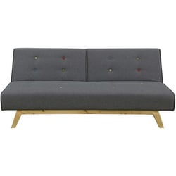 ソファベッド メートル2 グレー 384058