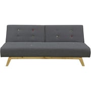 ソファベッド メートル2 グレー 384058