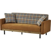 ソファ 2.5人掛け ラモーン キャメル（レザーファブリック） 323628