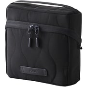 ガジェットポーチ 自立型 ハンドル付き 撥水 キルティング デスクオーガナイザー ブラック BMA-QTGPSBK