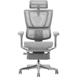 新基盤モデル フィット2 オットマン付き グレーフレーム ホワイト FIT2-LPL-DR-GF-WH 459649