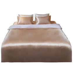 最上位ランク （ 6Aランク ） シルク 掛け布団カバー （ ダブル ） シャンパン BT01-SMXB1921