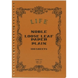 ノーブルルーズリーフ B5 無地 R78