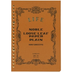 ノーブルルーズリーフ A5 無地 R81