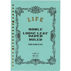 ノーブルルーズリーフ A5 横罫 R82