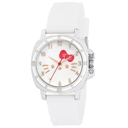 腕時計 クォーツ ラバー サンリオ ハローキティ ホワイト CR3C0008-KTW