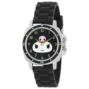腕時計 クォーツ ラバー サンリオ クロミ ブラック CR3C0008-KUB
