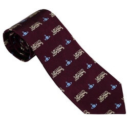 81050004-W0195-I401-BORDEAUX [ネクタイ]
