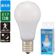 LED小型電球 E17 40形相当 人感明暗センサー付 昼光色 LDA4D-G/E17PIR