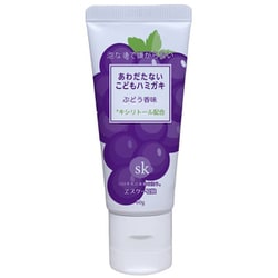 ヱスケー石鹸 あわだたないこどもハミガキ ぶどう香味 60g