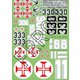 AZUFR0X24 1/72 デカール ポテーズ25＆フリート10G ポルトガル軍 [プラモデル用品]
